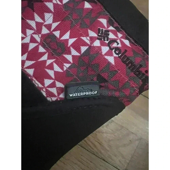 ColumbiaToddler Girls Powderbug PlusII Print Waterproof Winter Snow Boots Size 7 - Picture 6 of 7